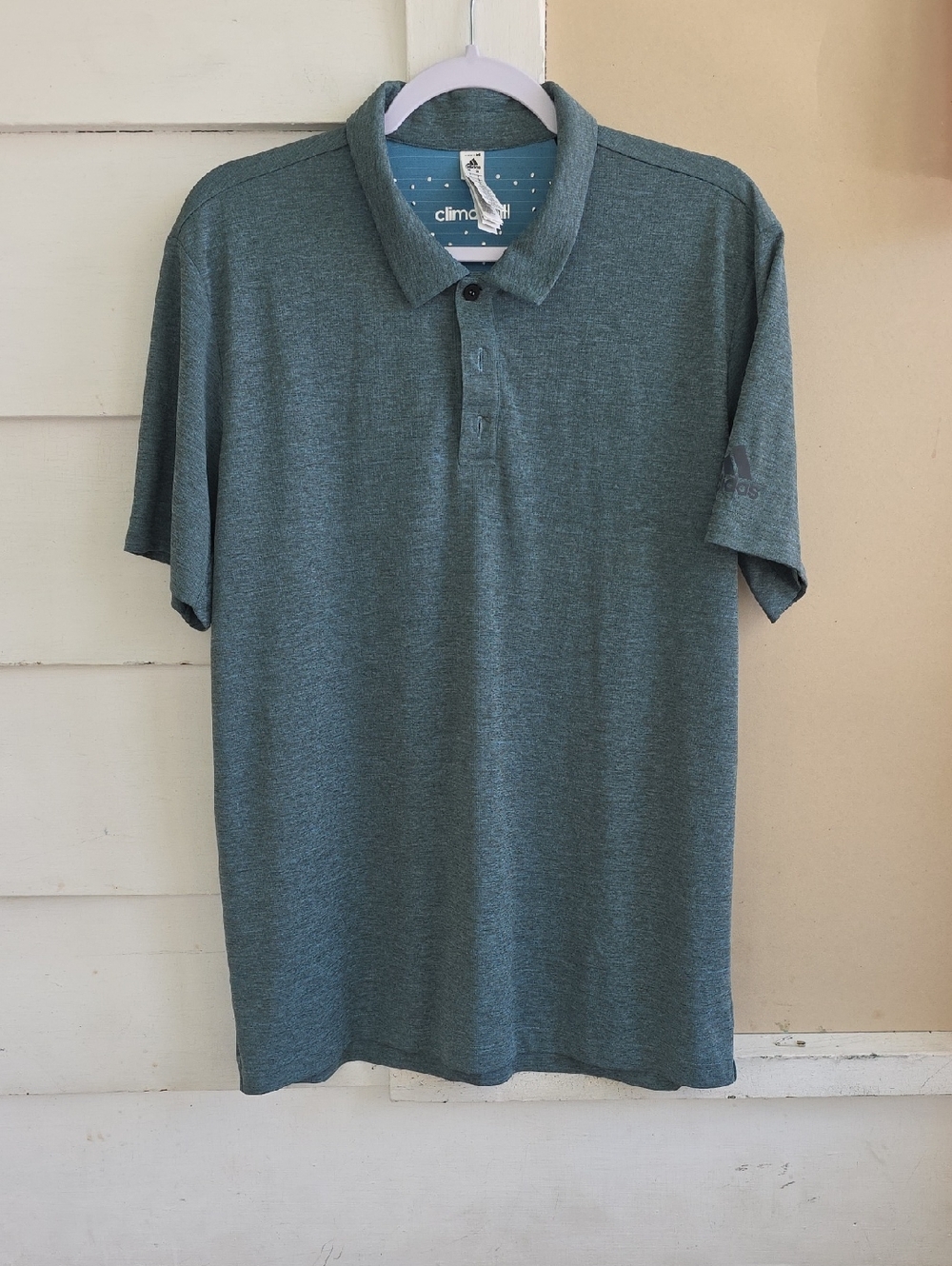 Adidas Men’s Climachill Polo Shirt - Grey Green